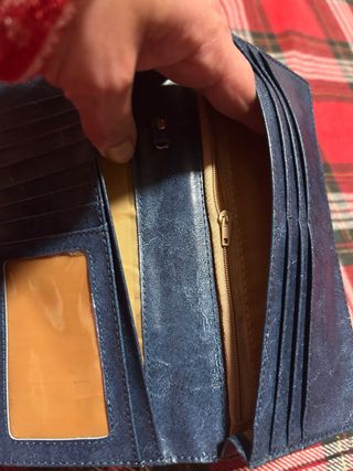 Billetera Azul Mujer