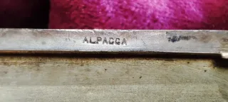 Portasigarette vintage in alpacca