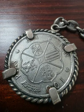 Llavero Moneda 100 Pesetas 1966