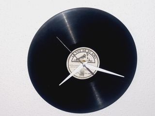 Relógio de parede Montado em disco vinil de 78rpm