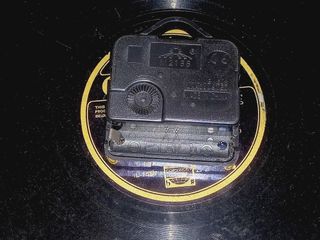 Relógio de parede Montado em disco vinil de 78rpm
