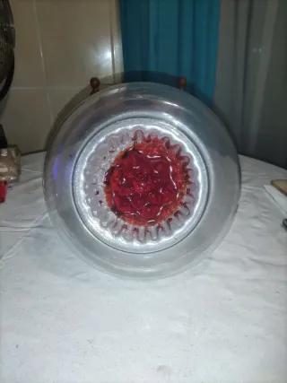 Tulipa Cristal Vintage Space Age Roja