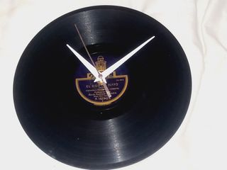 Relógio de parede Montado em disco vinil de 78rpm