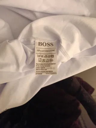 T-shirt Boss Branca XXL