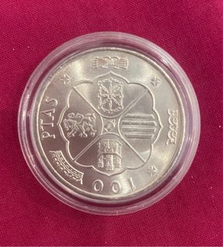 Moneda 100 Pesetas plata. Franco 1966 *70 S/C