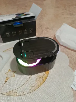 Altavoz Bluetooth con luz LED multicolor