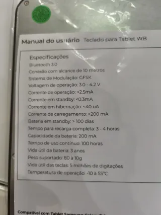 Funda Teclado Samsung Galaxy Tab/iPad