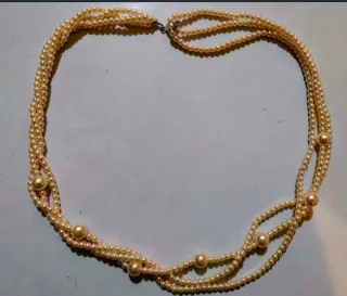 Lote 191 collares y gargantillas de perlas Vintage