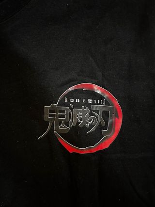 Camisa Negra Estampada