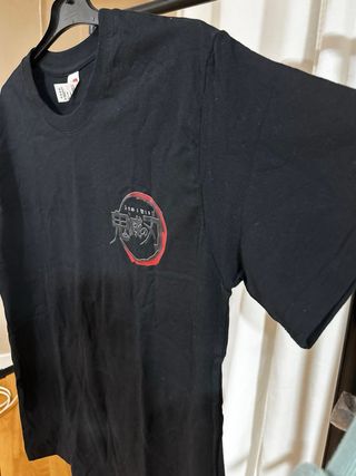 Camisa Negra Estampada