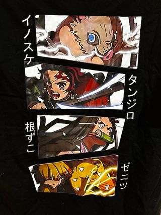 Camisa Negra Estampada