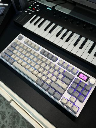 Tastiera Meccanica Attack Shark Grigio/Bianca