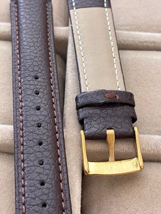 Correa de reloj en piel de becerro para Omega