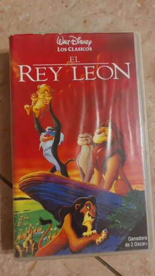 Película VHS El Rey León