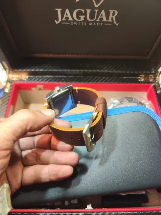 Reloj Guess Hombre Cuadrado Marrón/Dorado