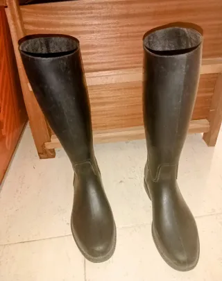 Botas equitación Fouganza T35 Montar caballo niños