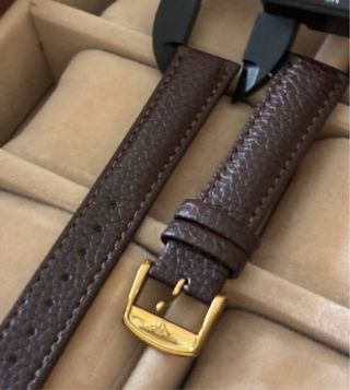 Correa reloj de piel de becerro para Longines 20mm