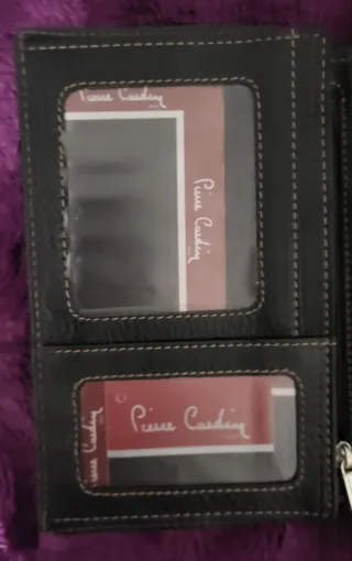 Monedero Pierre Cardin Piel Negro