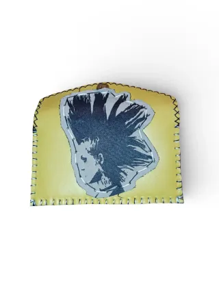 Tabaquera de cuero artesanal