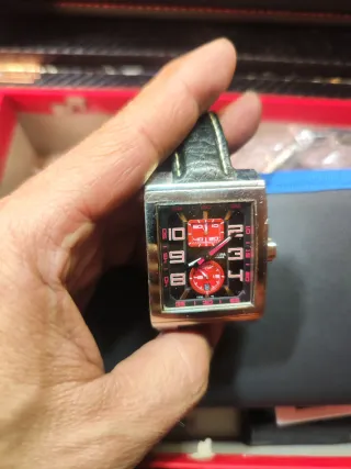 Reloj Lotus Hombre Cronógrafo Negro/Rojo