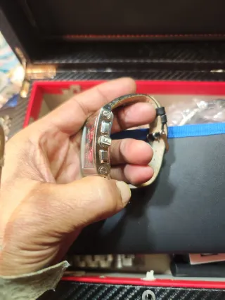 Reloj Lotus Hombre Cronógrafo Negro/Rojo