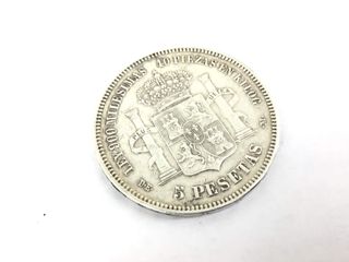 moneda plata 925mm