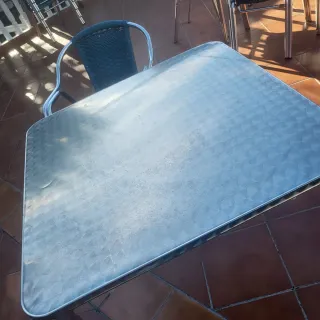 Conjunto Terraza Sillas y Mesa Metal