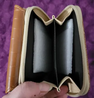 Monedero Bagigarden Marrón Piel Cocodrilo