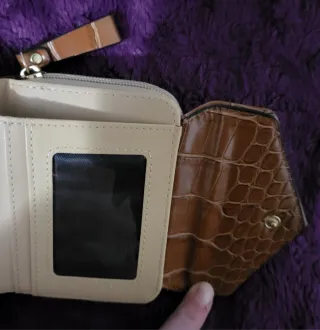 Monedero Bagigarden Marrón Piel Cocodrilo