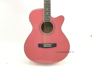 guitarra clasica harley benton eax-10 pinky
