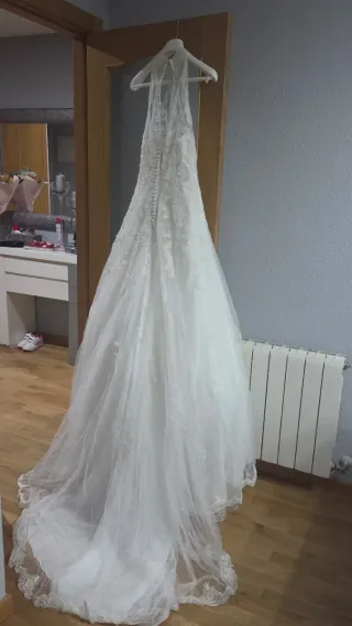Vestido de Novia Blanco Encaje