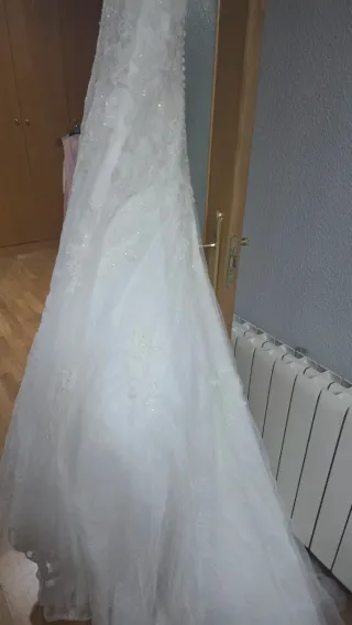 Vestido de Novia Blanco Encaje