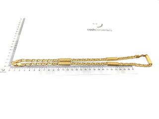 cadena oro 18k 30cm