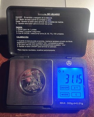 Moneda Paladio 1oz 1988