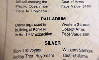 Moneda Paladio 1oz 1988