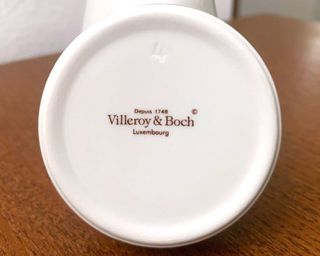 VILLEROY & BOCH - Vaso con Piattino serie SIENA