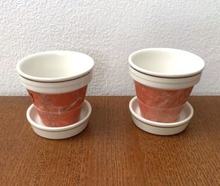 VILLEROY & BOCH - Vaso con Piattino serie SIENA