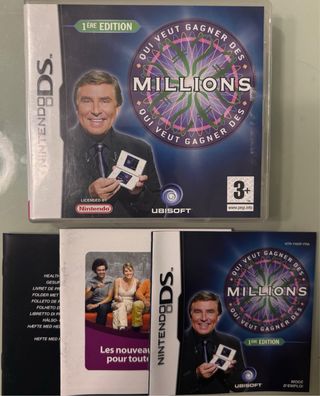 Lote Nintendo DS: 3 Juegos + 3 Cartuchos