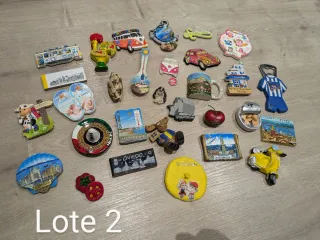 Lote 60 imanes de coleccion