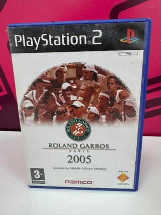 Videojuego PS2 Roland garros paris 2005