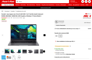 Portátil Acer Aspire Lite 15 Gris