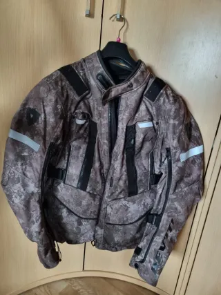 Chaqueta Moto Revit Sand 4 H2O Camuflaje