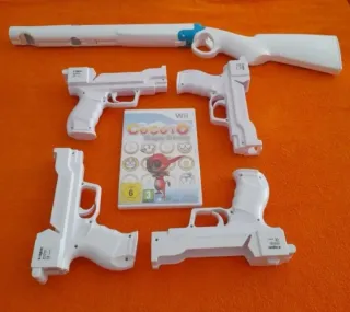 "NUEVO"Juego Cocoto Circus+4 pistolas+1 escopeta