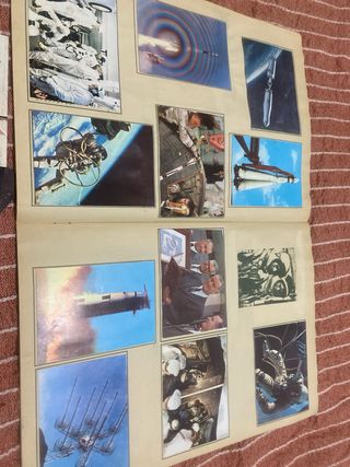 Álbum Cromos Espacio La Conquista Luna Años 70