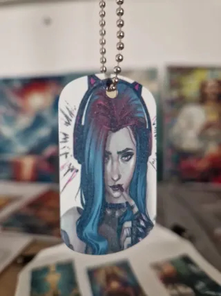 Colgantes tipo Placa Militar Nuevos