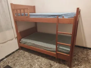 Literas de madera maciza