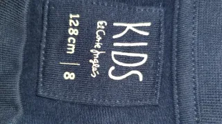 Conjunto deportivo niña azul y gris