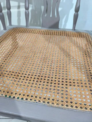 Butaca de madera estilo vintage