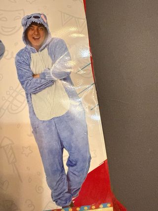 Disfraz Pijama Extraterrestre Azul Talla S