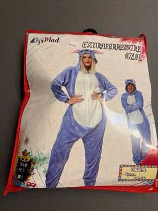 Disfraz Pijama Extraterrestre Azul Talla S